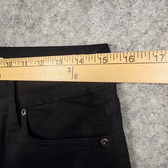 Levi's Black 711 Skinny Denim Jeans Size  W29 L32 - Picture 9 of 12